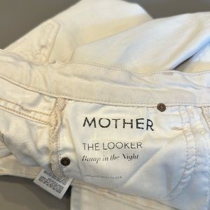 Mother off white skinny jean